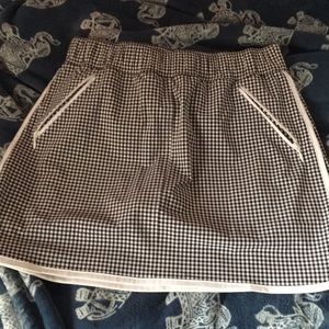 NWOT T By Talbots Gingham Tennis Skort